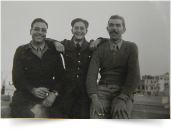 Da sinistra Sartorio,Alec Wiles e Sergio Camporesi